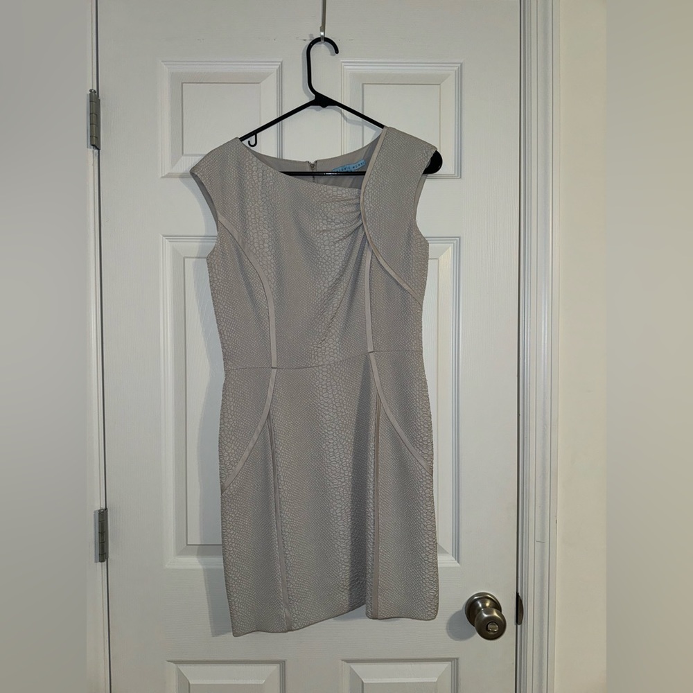 Gray business dress